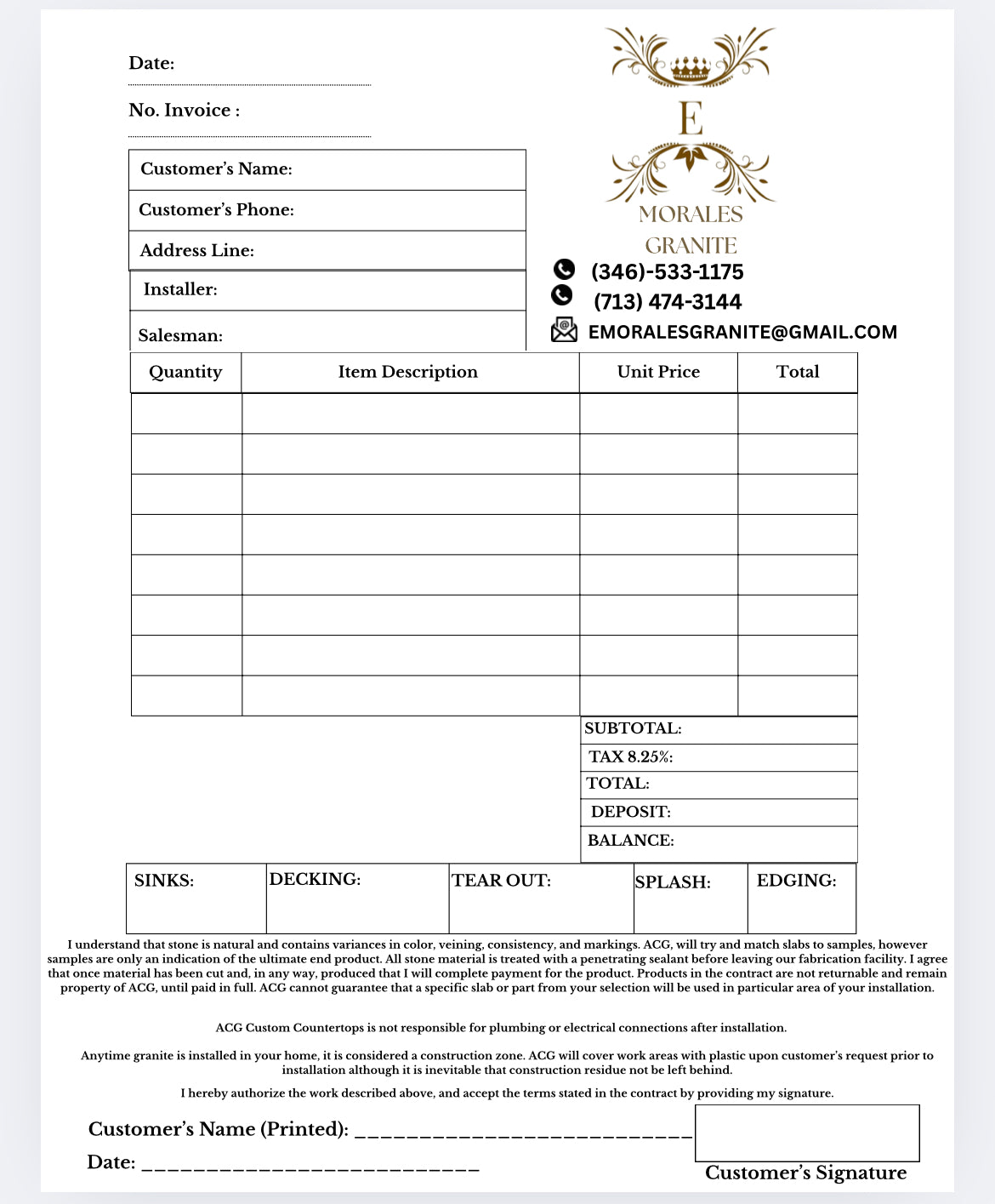 Invoice notepad personalized-libreta personalizada de invoice