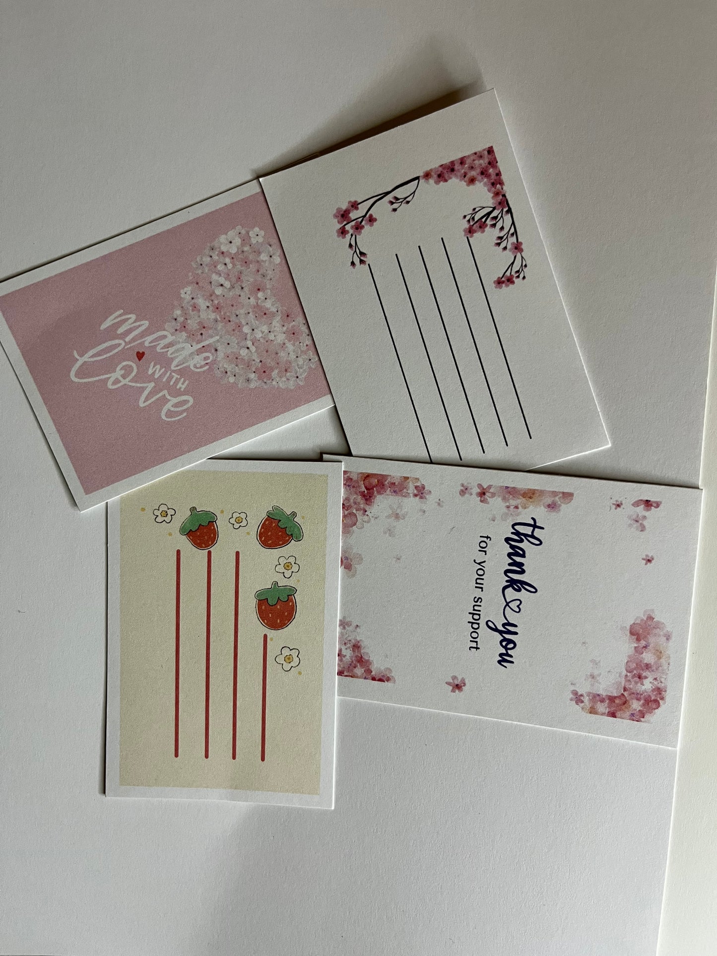 Thank you cards pack of 50
