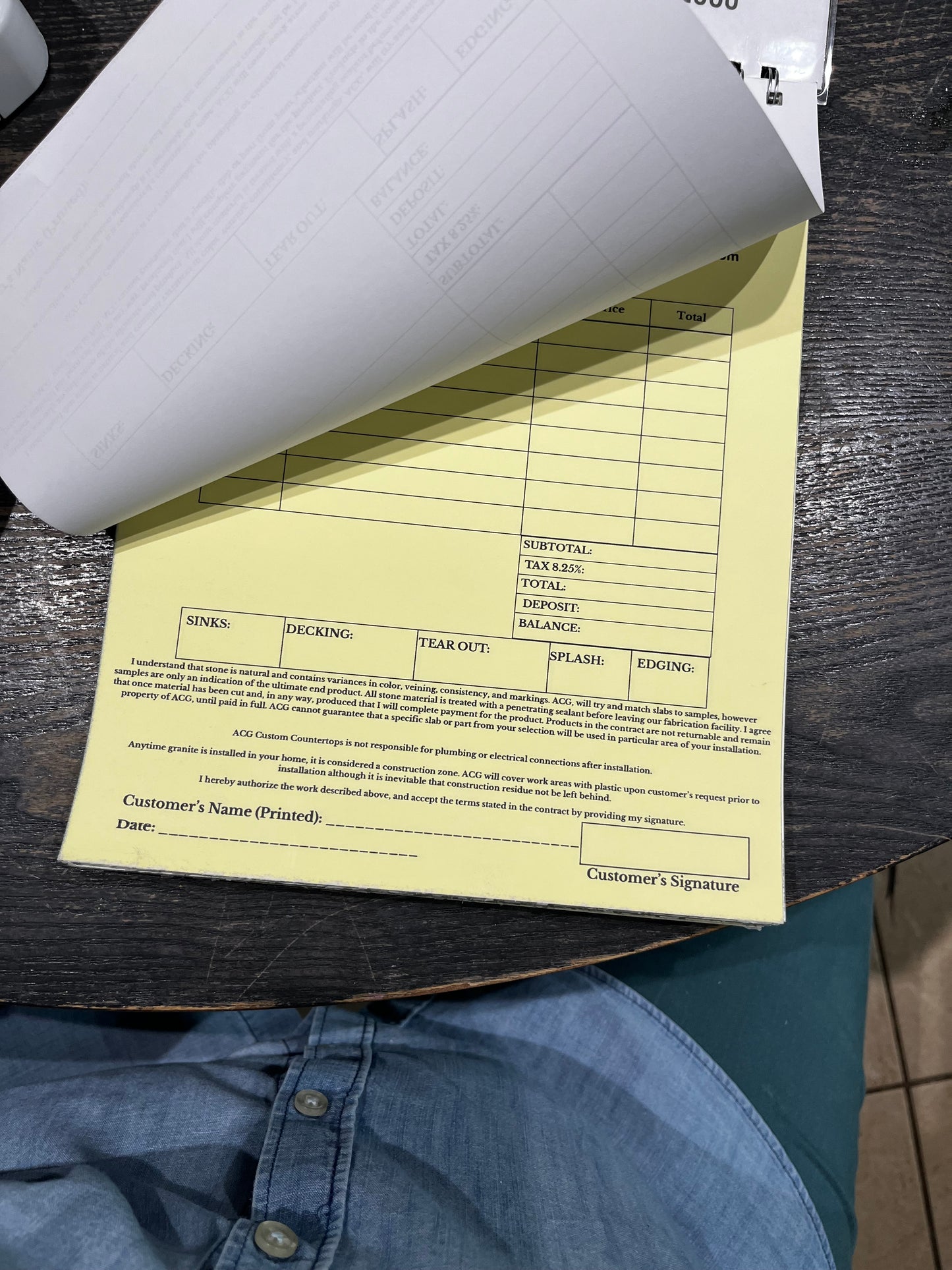 Invoice notepad personalized-libreta personalizada de invoice