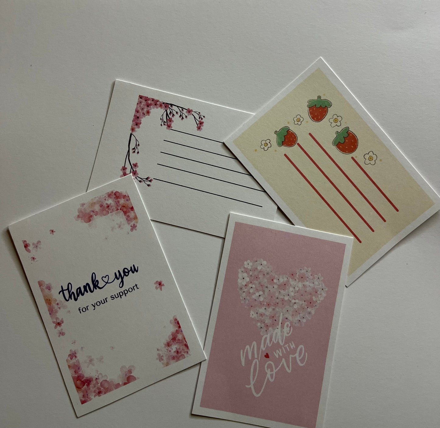 Thank you cards pack of 50